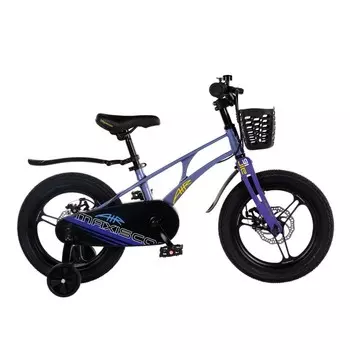Велосипед 16'' Maxiscoo AIR Pro, цвет Синий карбон