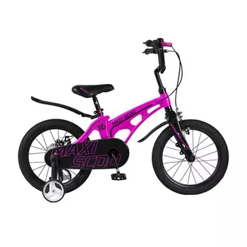 Велосипед 16" Maxiscoo Cosmic, цвет розовый матовый