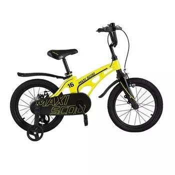 Велосипед 16" Maxiscoo Cosmic, цвет жёлтый
