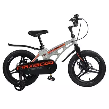 Велосипед 16" Maxiscoo Cosmic делюкс, цвет серый матовый