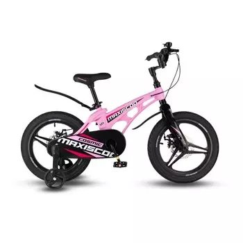 Велосипед 16'' Maxiscoo COSMIC Deluxe, цвет Розовый Матовый