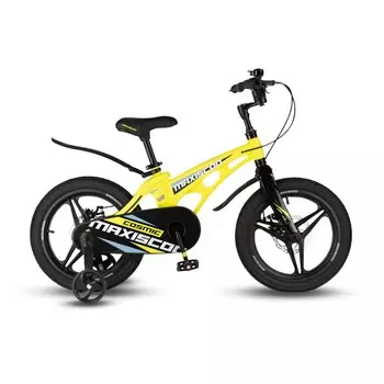 Велосипед 16'' Maxiscoo COSMIC Deluxe, цвет Желтый Матовый