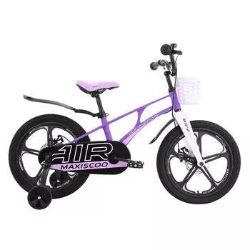 Велосипед 18" Maxiscoo Air делюкс, цвет фиолетовый матовый