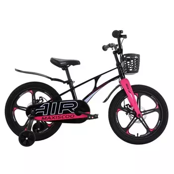 Велосипед 18" Maxiscoo Air делюкс, цвет обсидиан