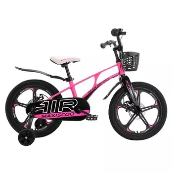 Велосипед 18" Maxiscoo Air делюкс, цвет розовый матовый