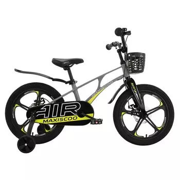 Велосипед 18" Maxiscoo Air делюкс, цвет серый матовый