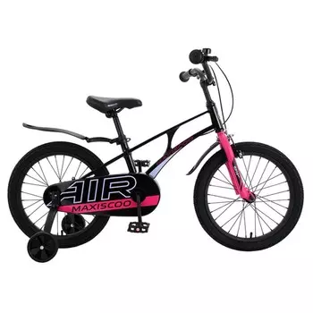 Велосипед 18" Maxiscoo Air стандарт, цвет обсидиан