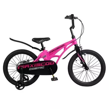 Велосипед 18" Maxiscoo Cosmic стандарт, цвет розовый матовый