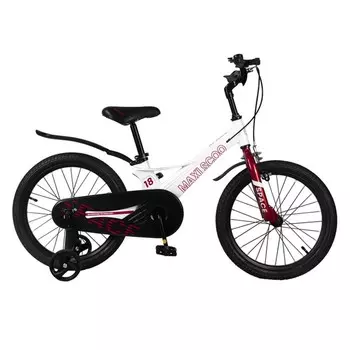 Велосипед 18" Maxiscoo Space, цвет белый жемчуг