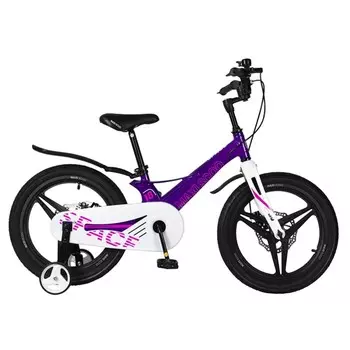 Велосипед 18" Maxiscoo Space делюкс, цвет фиолетовый