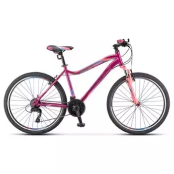 Велосипед 26" Stels Miss-5000 V, V050, цвет фиолетовый/розовый, р. 16"