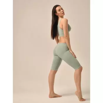 Велосипедки Short leggings, размер L, цвет фисташковый