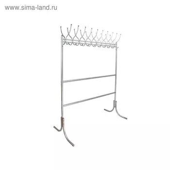Вешалка напольная М 12, 1520х710х1790, Металлик