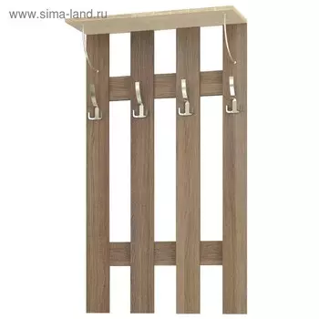 Вешалка Ямайка 700x260x1185 ясень шимо темный /дуб сонома