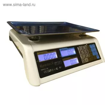 Весы бытовые электронные TRIPLE-40 (АКБ+сеть+батарейки)