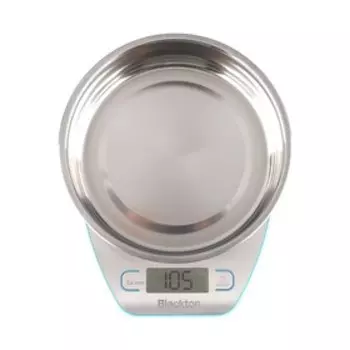 Весы кухонные Blackton Bt KS1005, электронные, до 10 кг, серебристые