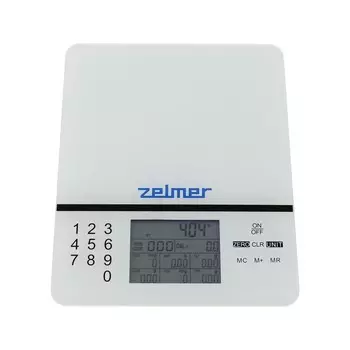 Весы кухонные Zelmer ZKS1500N, электронные, до 5 кг, серые
