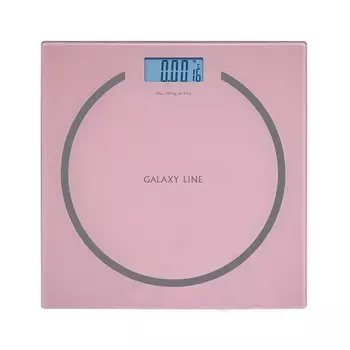 Весы напольные Galaxy GL 4815, электронные, до 180 кг, 2хААА (в комплекте), розовые