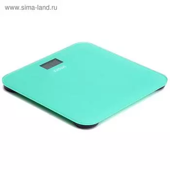 Весы напольные Kitfort KT-804-1, электронные, до 150 кг, 1хCR2032, стекло, зеленые