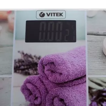 Весы напольные Vitek VT-8063 MC, электронные, до 180 кг, 2хAAA