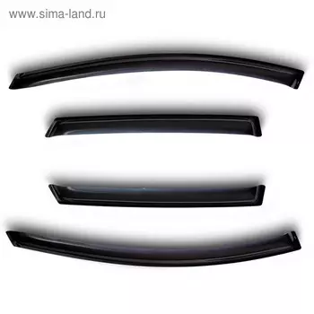 Ветровики, 4 двери, Hyundai ELANTRA 2011-2016, NLD.SHYELA1132