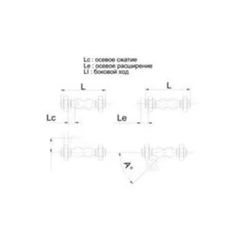 Виброкомпенсатор TECOFI DI7140N, муфтовый, PN16, 1 1/2"