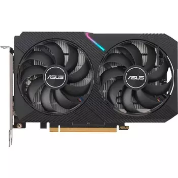 Видеокарта Asus DUAL-RX6400-4G, AMD Radeon RX 6400, 4Gb, 64 GDDR6, HDMI, DP