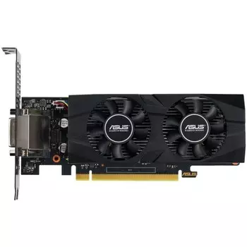 Видеокарта Asus GTX1650-4G-LP-BRK, GTX 1650 4 Гб, GDDR5, HDMI, DP, DVI