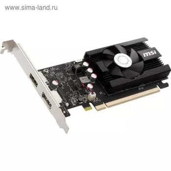 Видеокарта MSI GeForce GT1030 (GT1030 2GD4 LP OC) 2Gb 64bit DDR4 1189/2100 Ret low profile