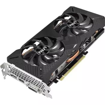 Видеокарта Palit PA-GTX1660SUPER GP 6G, GeForce GTX 1660SUPER 6Gb, GDDR6, DVI, HDMI, DP