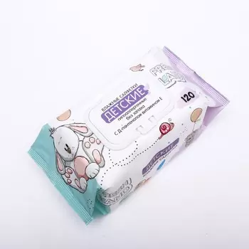 Влажные салфетки для детей Freshland c Д-пантенолом,120 шт.