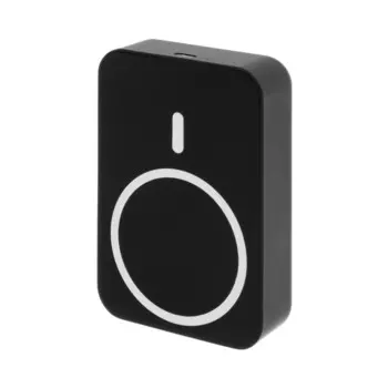 Внешний аккумулятор CRR-34, 10000 мАч, 5 W, для Iphone с функцией MagSafe, чёрный