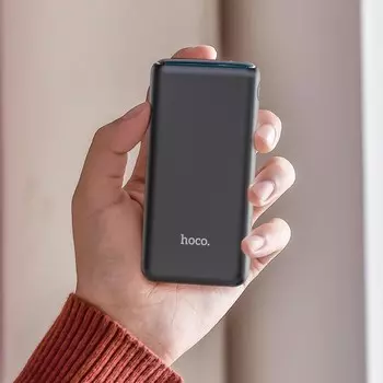Внешний аккумулятор Hoco Q1, 10000 мАч, USB, USB-C, 3 А, PD 20W + QC3.0, черный