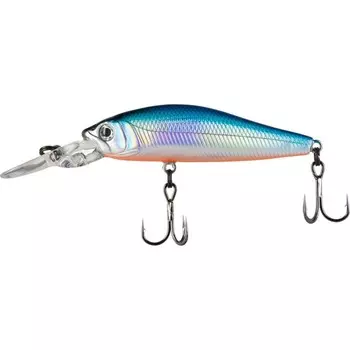 Воблер TSURIBITO DEEP DIVER MINNOW 60S, 60 мм, 6.2 г, 2 м, цвет 100