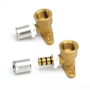 Водорозетка-пресс RIIFO Omni, 1/2" x 16 мм, внутренняя резьба, L40.5, латунь