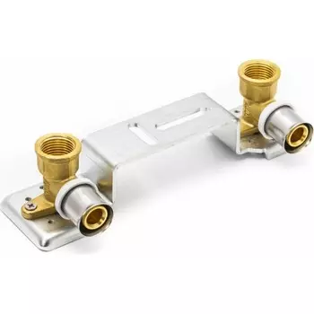 Водорозетка-пресс RIIFO Omni, 1/2" x 16 мм, внутренняя резьба, планка 150 мм, L40.5, латунь