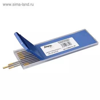Вольфрамовые электроды Fubag D4.0x175мм, gold, WL15, 10 шт.
