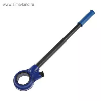 Вороток-трещотка для клуппов ТУНДРА, с удлинителем