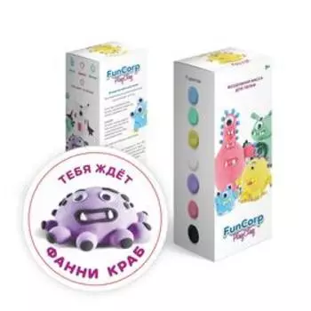 Воздушная масса для лепки FunCorp Playclay, Фанни Краб
