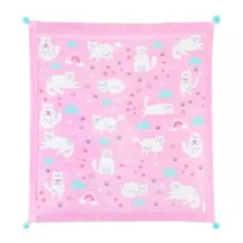 Вязаный плед «Крошка Я» Happy cats, 90х90 см