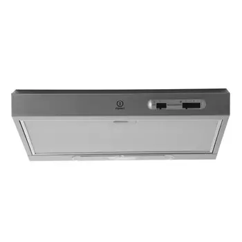 Вытяжка Indesit ISLK 66 LS X, козырьковая, 272 м3/ч, 3 скорости, 59.9. см, серебристая