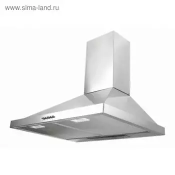Вытяжка Kuche KGB 600 IL, купольная, 650 м3/ч, 3 скорости, кнопки, 60 см, нерж.сталь