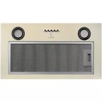 Вытяжка Lex GS BLOC P 600 IVORY LIGHT, встраиваемая, 1050 м3/ч, 3 скорости, бежевая