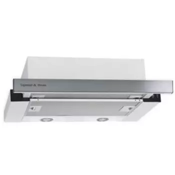Вытяжка Zigmund & Shtain K 005.41 S, встраиваемая, 550 м3/ч, 2 скорости, 45 см, серебристая
