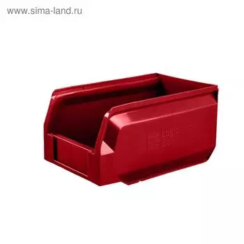 Ящик полимерный многооборотный, 22.402, 25х15х13см, красный