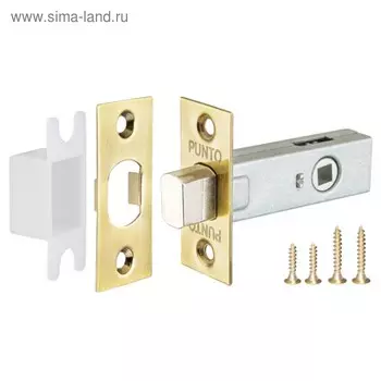 Задвижка врезная Punto DB-45 SG, цвет матовое золото