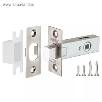 Задвижка врезная Punto DB-45 SN, цвет матовый хром