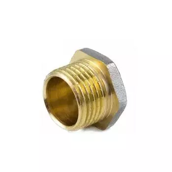 Заглушка Aquasfera 9017-05, 1 1/2", наружная резьба, никелированная латунь