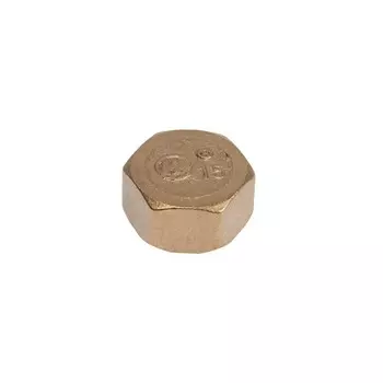 Заглушка ZEIN, 1/2", внутренняя резьба, латунь