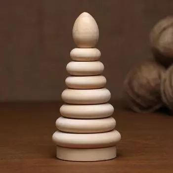 Заготовка для творчества Пирамидка, 14 х d6,5 см